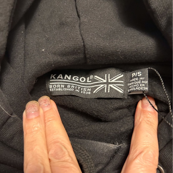 Kangol rich black hoodie NEW - Picture 3 of 5